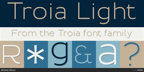 Similar free fonts and alternative for Troia